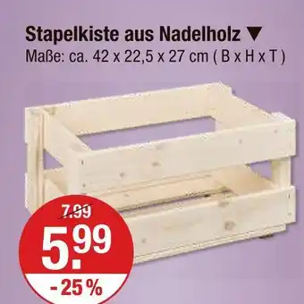V Markt Stapelkiste Angebot