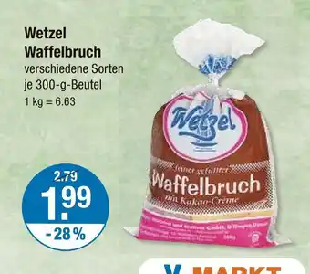 V Markt Wetzel waffelbruch Angebot