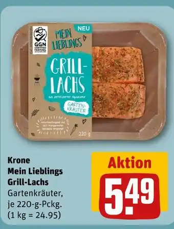 REWE Krone mein lieblings grill-lachs Angebot