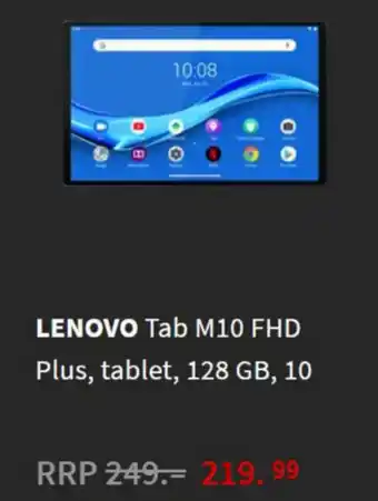 MediaMarkt Lenovo Tab M10 FHD Plus, tablet, 128 gb, 10 Angebot