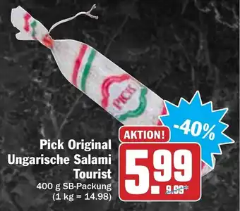 Hit Pick Original Ungarische Salami Tourist 400 g Angebot