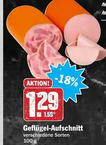 Hit Geflügel- Aufschnitt 100 g Angebot