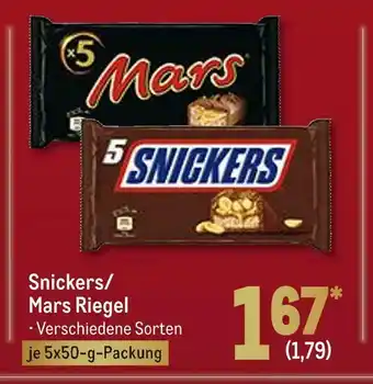 METRO Snickers/mars riegel Angebot