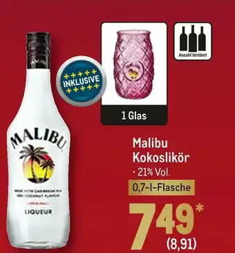 METRO Malibu kokoslikör Angebot