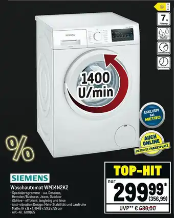 METRO Waschautomat WM14N2K2 Angebot