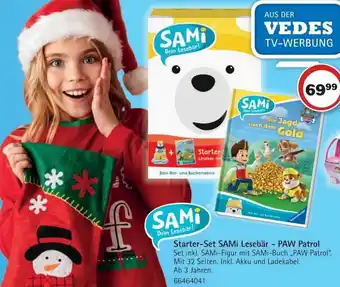 Vedes Starter Set SAMi Lesebär PAW Patrol Angebot