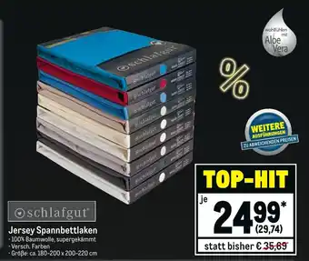 METRO Jersey Spannbettlaken Angebot