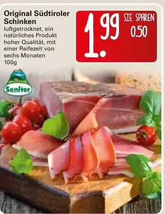 WEZ Original Sudtiroler Schinken 100g Angebot