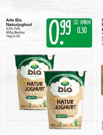 WEZ Arla Bio Naturjoghurt 450g Angebot