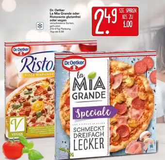 WEZ Dr. Oetker La Mia Grande oder Ristorante glutonfrei oder vogan Angebot