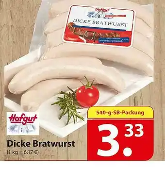 Famila Nord Ost Hofgut Dicke Bratwurst Angebot