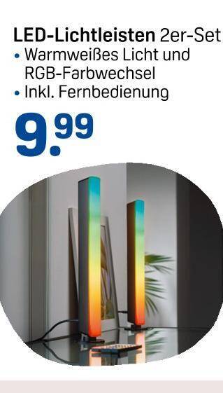 Led-lichtleisten 2er-set Angebot bei Rossmann