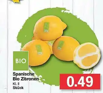 Famila Nord West Spanische Bio Zitronen Angebot