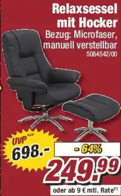 Poco Relaxsessel mit hocker Angebot