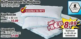 Poco Bettwarenserie hygiene Angebot