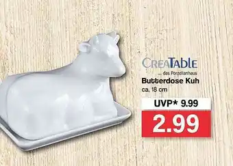 Famila Nord West Creatable Butterdose Kuh Angebot