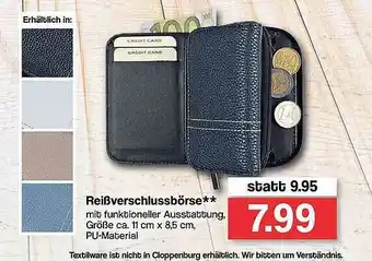 Famila Nord West Reißverschlussbörse Angebot