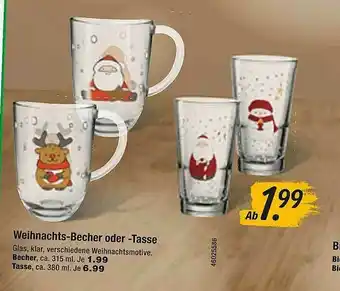 Hagebau Weihnachts-becher Oder -tasse Angebot