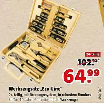 Hagebau Werkzeugsatz „eco-line” Angebot