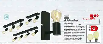 Hagebau Led-spotserie „retro” Casaya Angebot