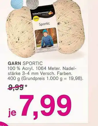 KODi Garn Sportic Angebot