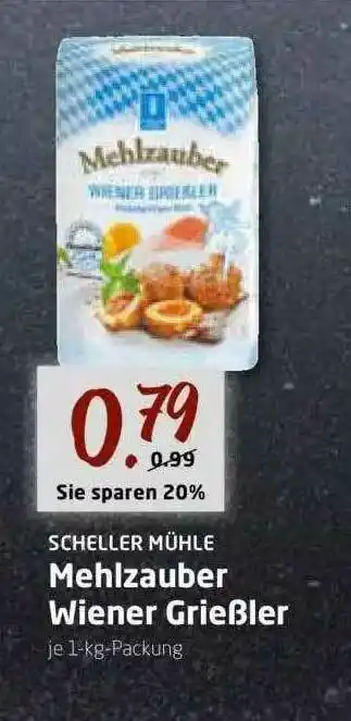 V Markt Mehlzauber Wiener Grießler Scheller Mühle Angebot