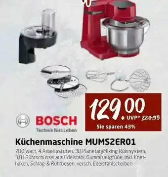 V Markt Bosch Küchenmaschine Mums2er01 Angebot