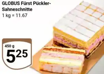 Globus GLOBUS Fürst Pückler- Sahneschnitte Angebot