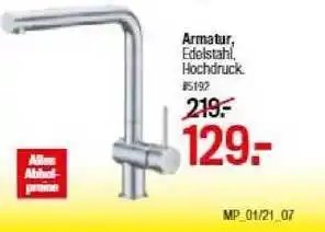 Möbelpiraten Armatur Angebot