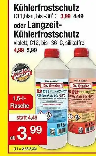 Zimmermann Kühlerfrostschutz Oder Langzeit Kühlerfrostschutz Angebot