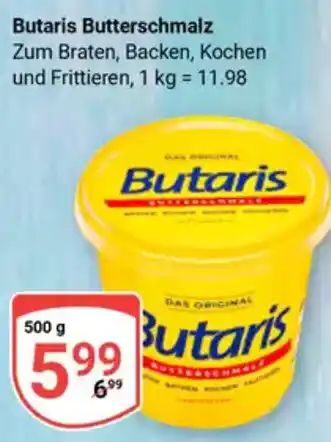 Globus Butaris Butterschmalz Angebot