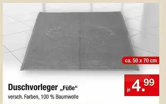 Zimmermann Duschvorleger „füße” Angebot