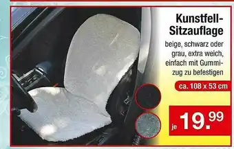 Zimmermann Kunstfell Sitzauflage Angebot