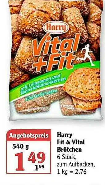 Globus Harry Fit & Vital Brötchen Angebot