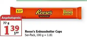 Globus Reese's Erdnussbutter Cups Angebot