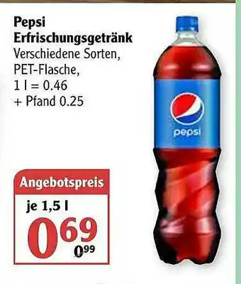 Globus Pepsi Erfrischungsgetränk Angebot