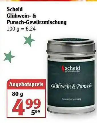 Globus Scheid Glühwein- & Punsch-gewürzmischung Angebot