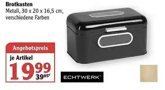 Globus Echtwerk Brotkasten Angebot