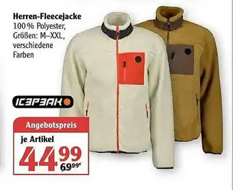 Globus Herren-fleecejacke Ic3p3ak Angebot