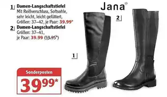 Globus Jana Damen-langschaftstiefel Angebot