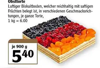 Globus Obsttorte Angebot