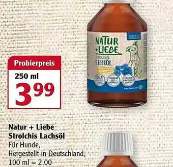 Globus Natur+liebe Strolchis Lachsöl Angebot