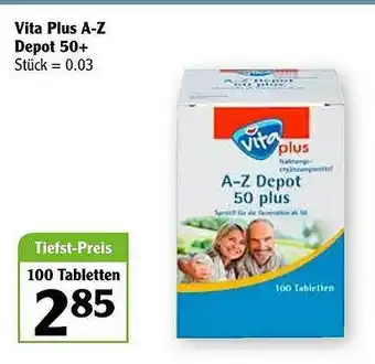 Globus Vita Plus A-z Depot 50+ Angebot