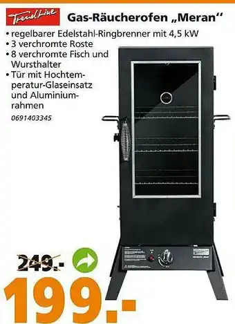 Globus Baumarkt Trendline Gas-räucherofen „meran“ Angebot