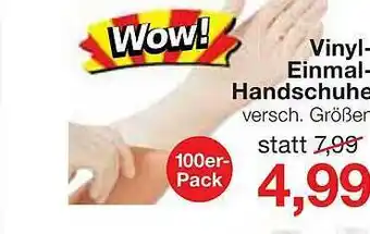 Jawoll Vinyl Einmal Handschuhe Angebot