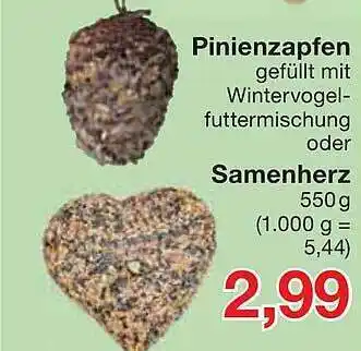 Jawoll Pinienzapfen Oder Samenherz Angebot