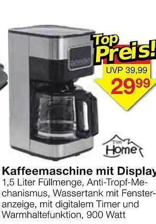 Jawoll Kaffeemaschine Mit Display Angebot