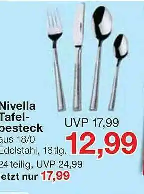 Jawoll Nivella Tafelbesteck Angebot