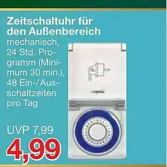 Jawoll Zeitschaltuhr Für Den Außenbereich Angebot