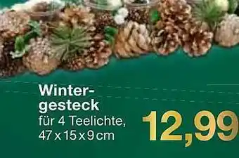 Jawoll Winter Gesteck Angebot